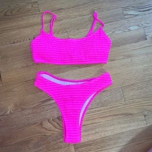 New pink bikini